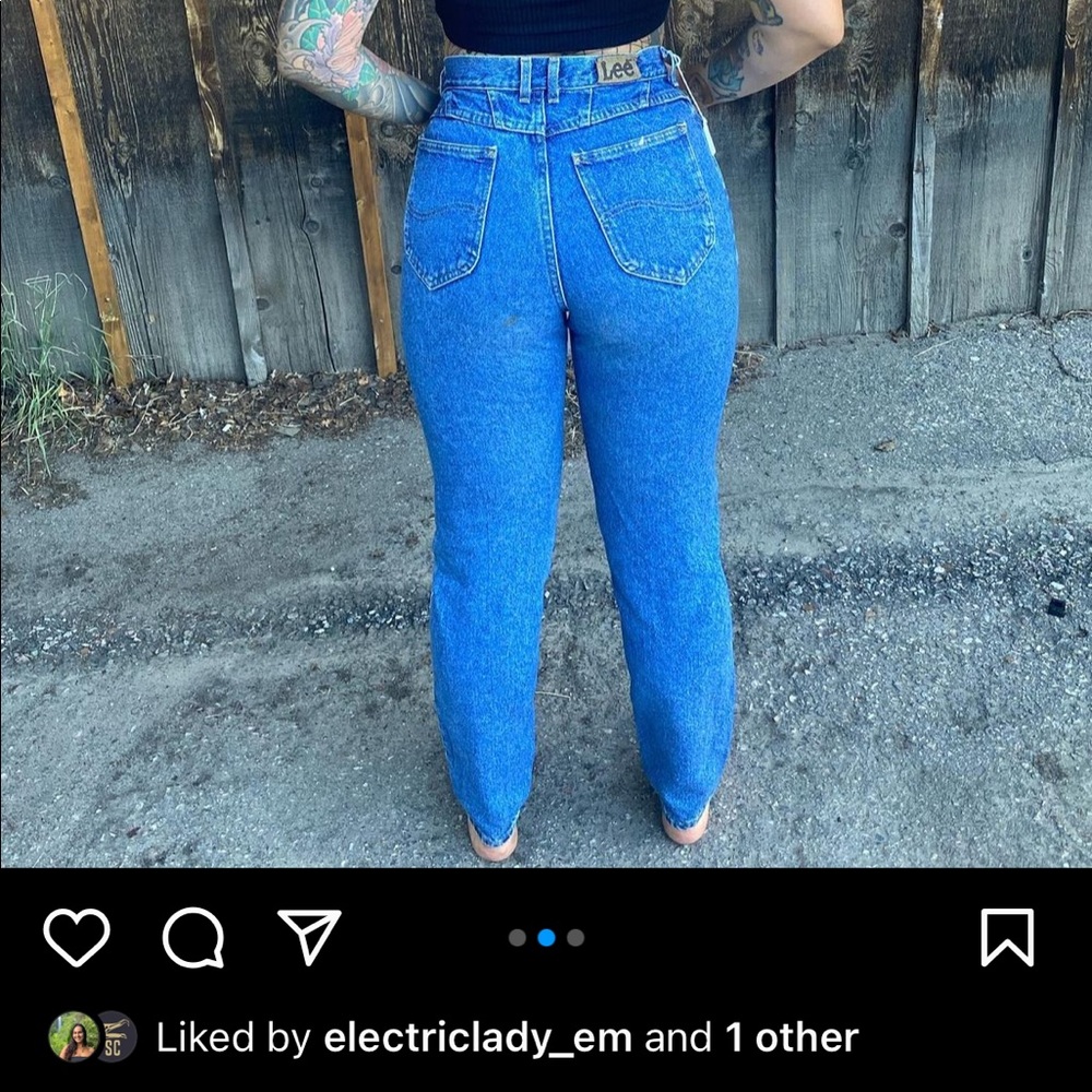Vintage Lee high waisted jeans